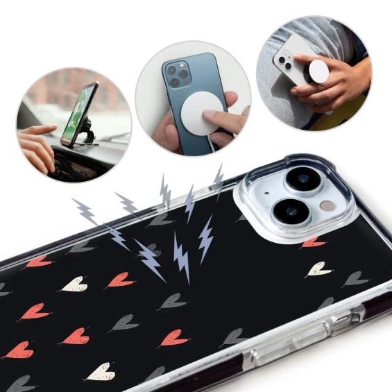 Etui MagSafe Elite Bumper Apple iPhone XS - wzór DP79D