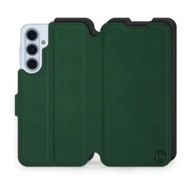 Etui Soft Touch do Samsung Galaxy M35 5G - wzór Miejska zieleń z czernią