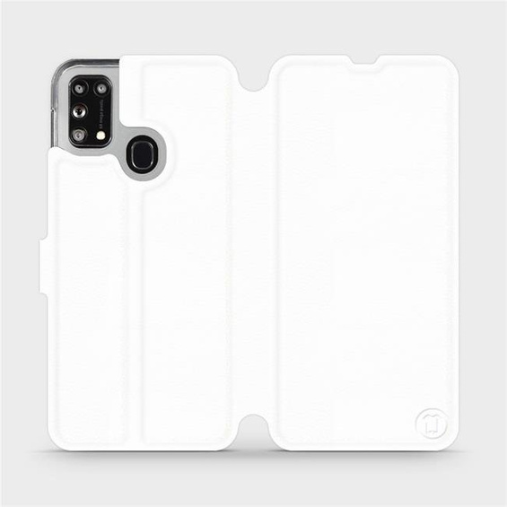 Etui do Samsung Galaxy M31 - wzór White&Gray
