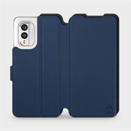 Etui Soft Touch do Nokia X30 5G - wzór Głęboki granat z czernią