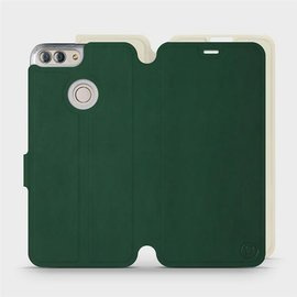 Etui Soft Touch do Huawei P Smart - wzór Miejska zieleń z platyną