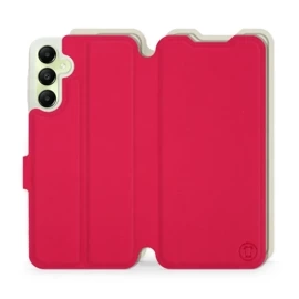 Etui Soft Touch do Samsung Galaxy A05s - wzór Żywa czerwień z platyną