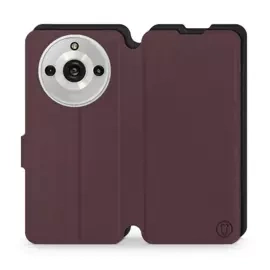 Etui Soft Touch do Realme 11 Pro - wzór Matowy burgund z czernią