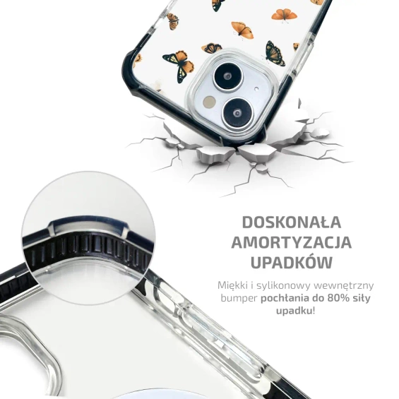 Etui MagSafe Elite Bumper Apple iPhone 17 - wzór DP76D