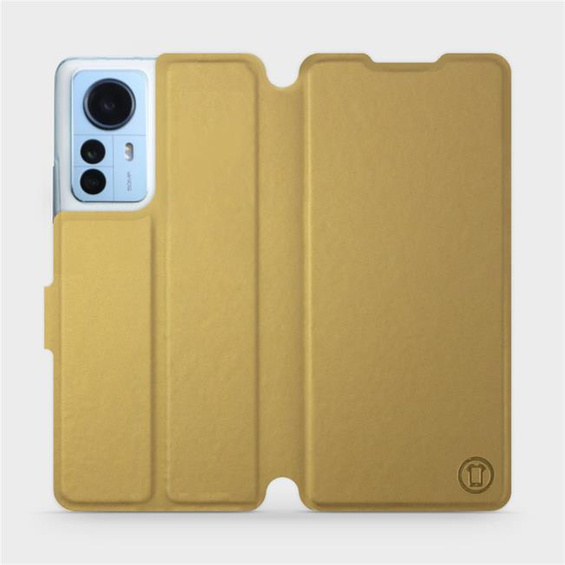 Etui do Xiaomi 12 Pro - wzór Gold&Orange