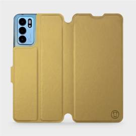 Etui do OPPO Reno 6 5G - wzór Gold&Orange