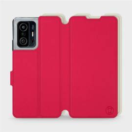 Etui Soft Touch do Xiaomi 11T - wzór Żywa czerwień z platyną