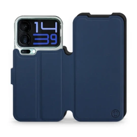 Etui Soft Touch do Xiaomi 17 Pro Max - wzór Głęboki granat z czernią