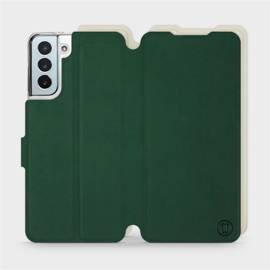 Etui Soft Touch do Samsung Galaxy S21 Plus - wzór Miejska zieleń z platyną