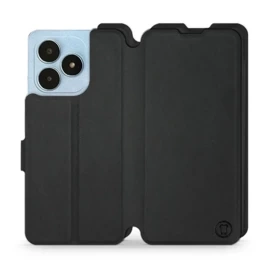Etui Soft Touch do Realme Note 50 - wzór Satynowa czerń