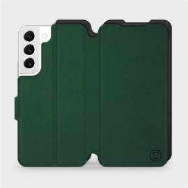 Etui Soft Touch do Samsung Galaxy S22 - wzór Miejska zieleń z czernią