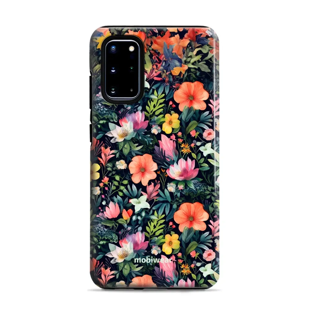 Mobiwear Elite Pro do Samsung Galaxy S20 Plus, ochrona telefonu, trwała konstrukcja, wygodne użytkowanie, dopasowanie, Kolorowo Kwiecisty