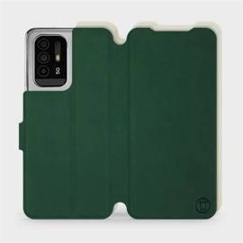 Etui Soft Touch do OPPO Reno 5 Z - wzór Miejska zieleń z platyną