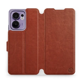 Etui do OPPO Reno 13 F 5G - wzór Brown&Gray