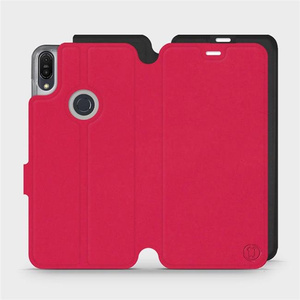 Etui Soft Touch do Asus Zenfone Max Pro M1 ZB602KL - wzór Żywa czerwień z czernią