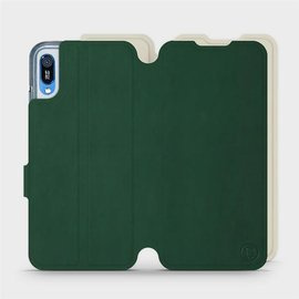 Etui Soft Touch do Huawei Y6 2019 - wzór Miejska zieleń z platyną