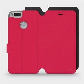 Etui Soft Touch do Xiaomi Mi A1 - wzór Żywa czerwień z czernią