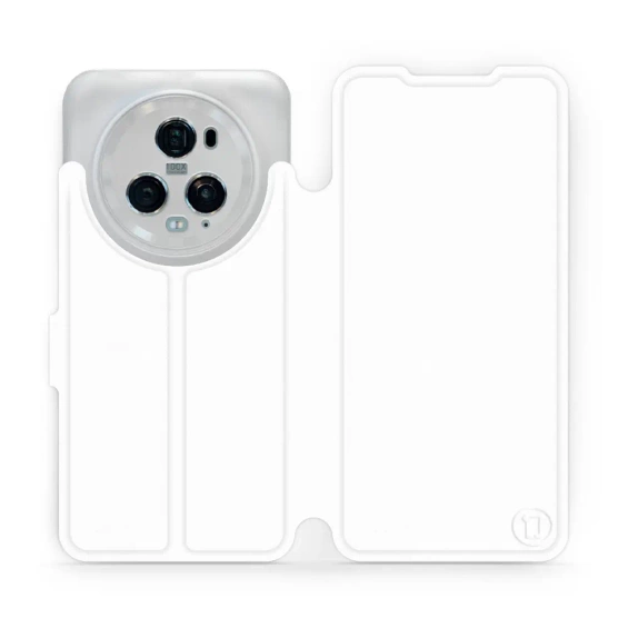 Etui do Huawei Honor Magic5 Pro 5G - wzór White&Orange