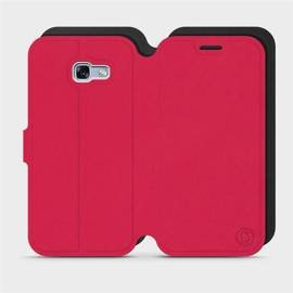 Etui Soft Touch do Samsung Galaxy A5 2017 - wzór Żywa czerwień z czernią