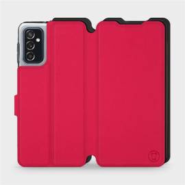 Etui Soft Touch do Samsung Galaxy M52 5G - wzór Żywa czerwień z czernią