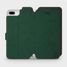 Etui Soft Touch do Apple iPhone 7 Plus - wzór Miejska zieleń z czernią