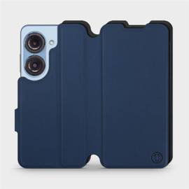 Etui Soft Touch do Asus Zenfone 9 - wzór Głęboki granat z czernią