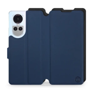 Etui Soft Touch do OPPO Reno 10 5G - wzór Głęboki granat z czernią