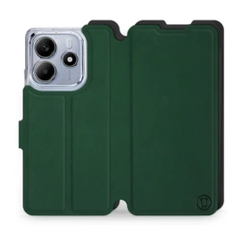 Etui Soft Touch do Xiaomi Redmi Note 14 5G - wzór Miejska zieleń z czernią