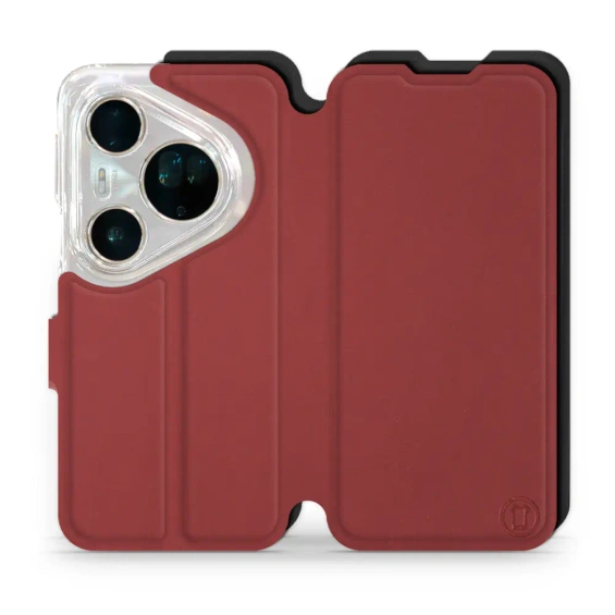 Etui Soft Touch do Huawei Pura 80 Ultra - wzór Zachodząca czerwień z czernią