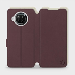 Etui Soft Touch do Xiaomi MI 10T Lite - wzór Matowy burgund z platyną