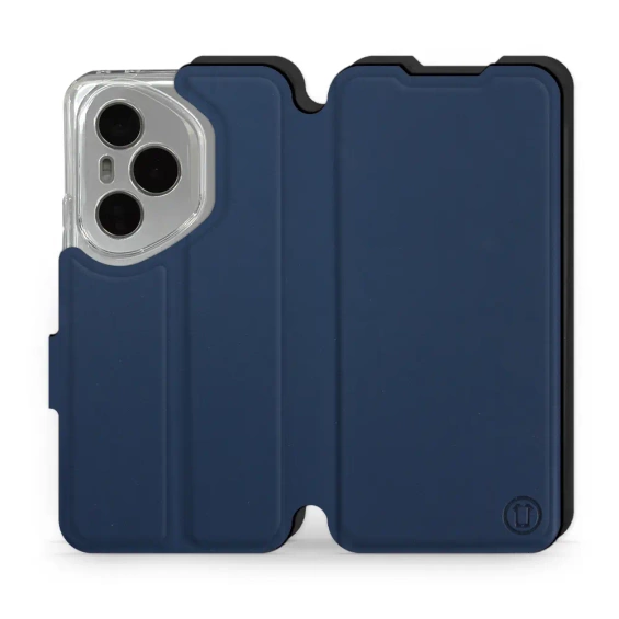 Etui Soft Touch do Huawei Honor 400 Pro - wzór Głęboki granat z czernią