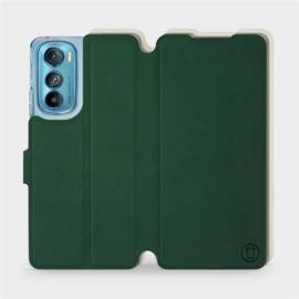 Etui Soft Touch do Motorola Edge 30 5G - wzór Miejska zieleń z platyną