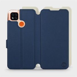 Etui Soft Touch do Xiaomi Redmi 9C - wzór Głęboki granat z platyną