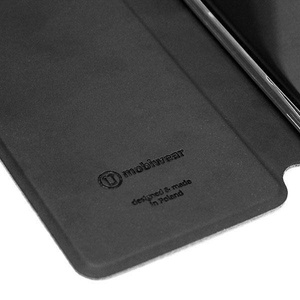 Etui Soft Touch do Motorola One Vision - wzór Matowy burgund z czernią