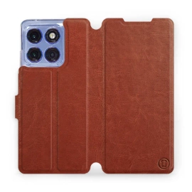 Etui do Motorola Edge 60 Pro - wzór Brown&Orange