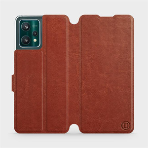 Etui do Realme 9 Pro - wzór Brown&Orange