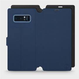Etui Soft Touch do Samsung Galaxy Note 8 - wzór Głęboki granat z czernią