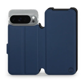 Etui Soft Touch do Google Pixel 10 Pro XL - wzór Głęboki granat z czernią