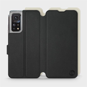 Etui Soft Touch do Xiaomi MI 10T - wzór Satynowa czerń z platyną