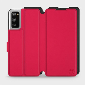 Etui Soft Touch do Samsung Galaxy S20 FE - wzór Żywa czerwień z czernią
