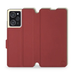 Etui Soft Touch do Xiaomi POCO X5 Pro 5G - wzór Zachodząca czerwień z platyną