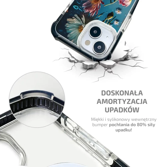 Etui MagSafe Elite Bumper Apple iPhone 15 Pro - wzór D014D