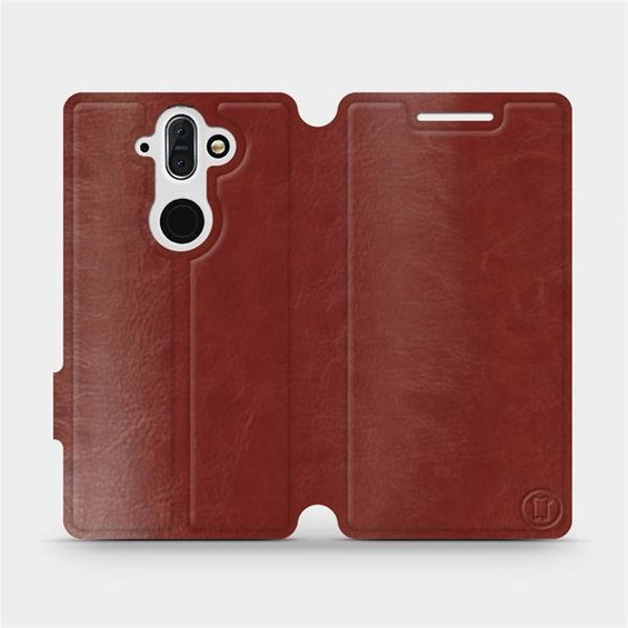Etui do Nokia 8 Sirocco - wzór Brown&Orange