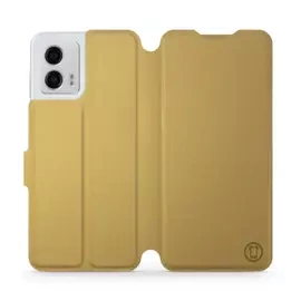 Etui do Motorola Moto G53 5G - wzór Gold&Orange