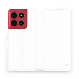 Etui do Motorola Moto G86 Power 5G - wzór White&Gray