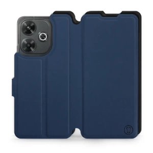 Etui Soft Touch do Xiaomi Redmi 13 - wzór Głęboki granat z czernią