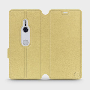 Etui do Sony Xperia XZ3 - wzór Gold&Gray