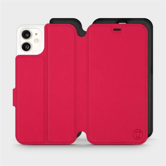 Etui Soft Touch do Apple iPhone 11 - wzór Żywa czerwień z czernią