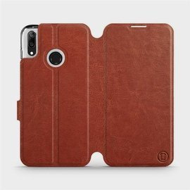 Etui do Huawei Y7 2019 - wzór Brown&Orange