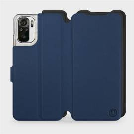Etui Soft Touch do Xiaomi Redmi Note 10S - wzór Głęboki granat z czernią